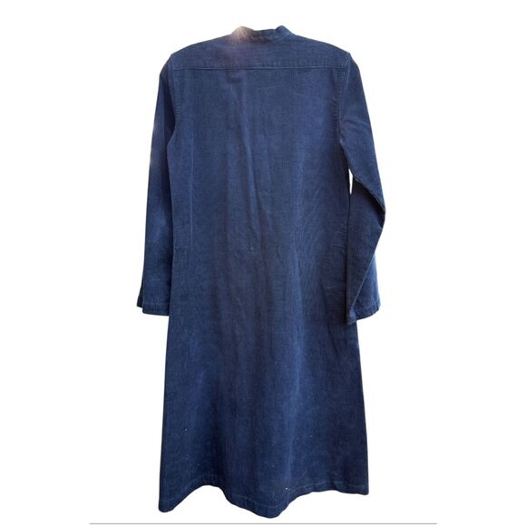 Corduroy Dress by Cinnamon Navy Blue Sz. 11/12 Vintage Tunic Fall Weekend - Picture 3 of 8